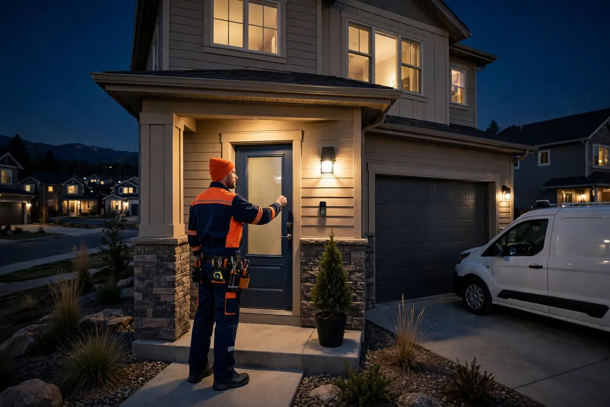 24/7 Emergency Plumber in Commerce City, CO — 24/7 emergency plumber responding to an urgent call at a home at a home in Commerce City, Adams County