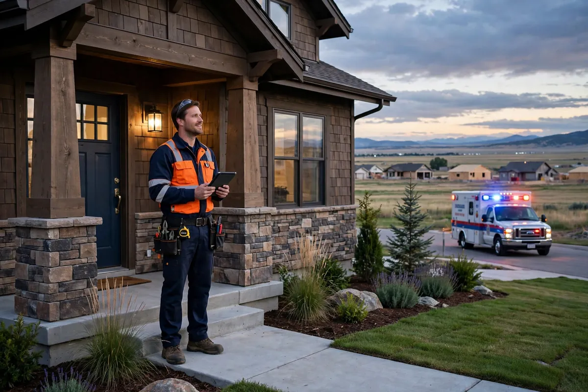 24/7 Emergency Plumber in Lochbuie, CO — 24/7 emergency plumber responding to an urgent call at a home at a home in Lochbuie, Weld County